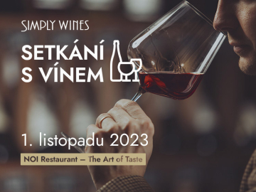 “Setkání s vínem” již 1.11. v NOI Restaurant v Praze