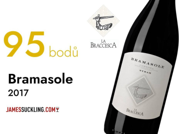 Bramasole 2017 – 95 bodů od James Suckling!!!