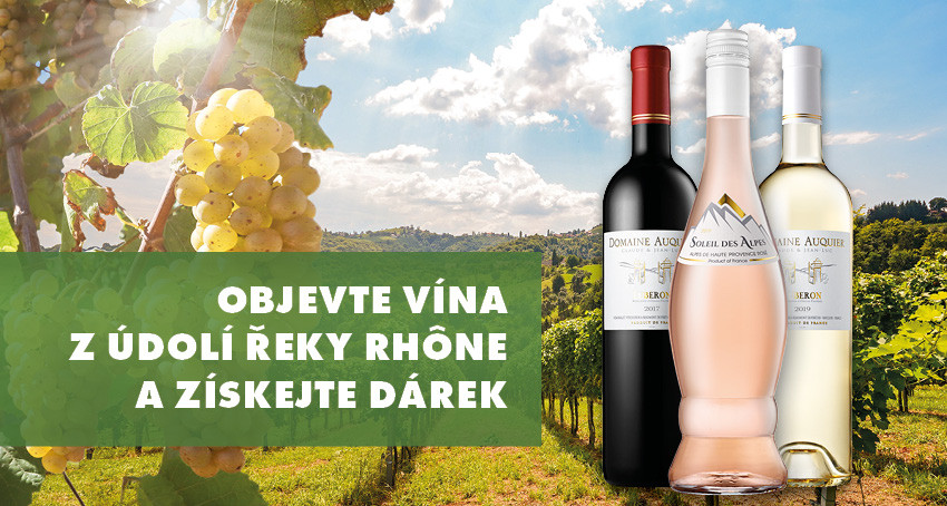 Objevte vína z údolí řeky Rhône a získejte dárek