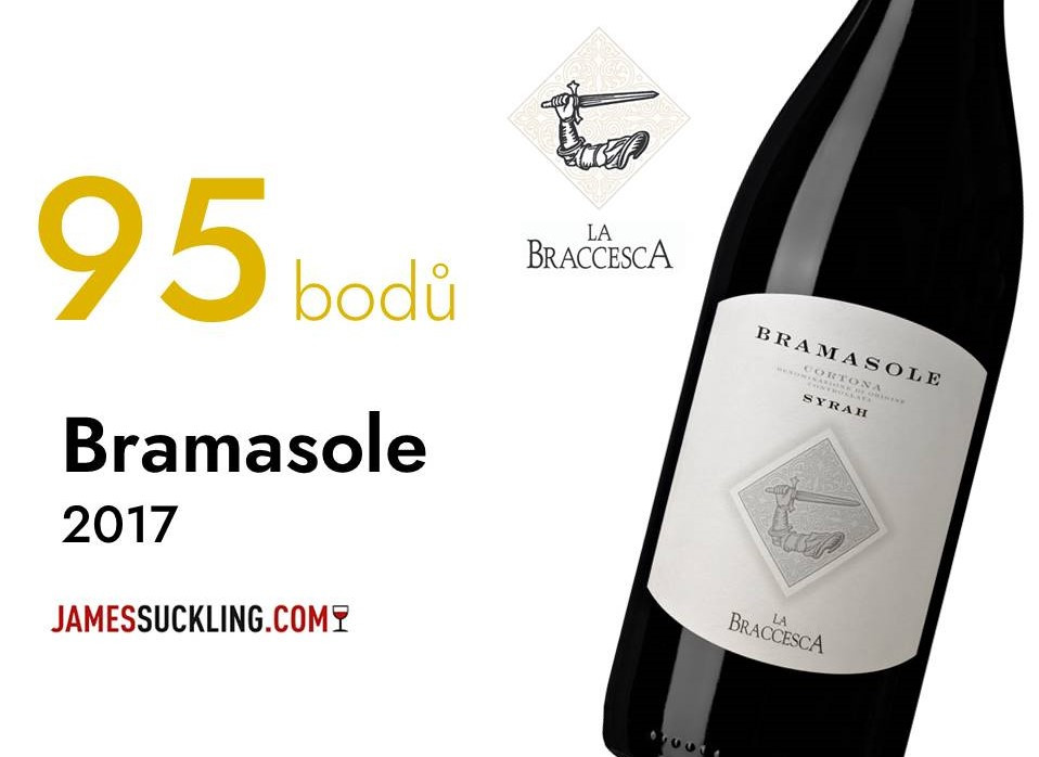 Bramasole 2017 – 95 bodů od James Suckling!!!