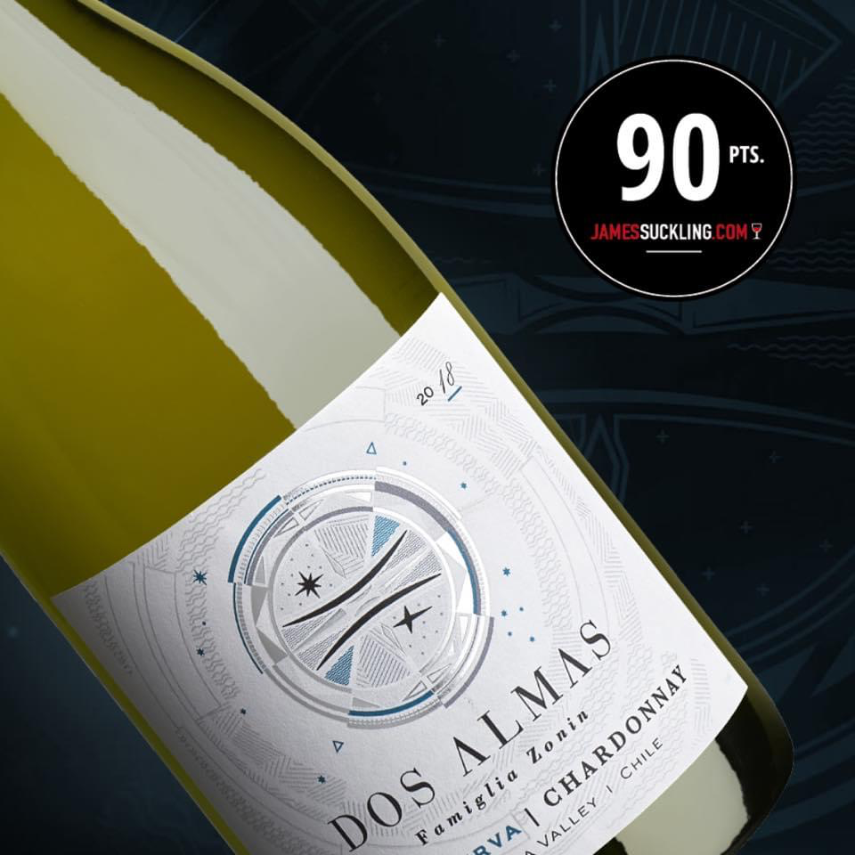 Dos Almas - nové hodnocení pro Chardonnay Reserva