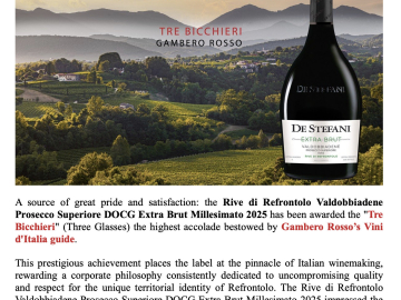 Prosecco Rive di Refrontolo - 3 Bicchieri Gambero Rosso