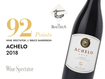 Achelo 2018 – 92 bodů od Wine Spectator!!!