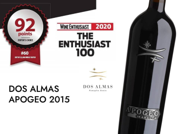 Apogeo 2015 ve Wine Enthusiast TOP 100