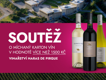 Soutěž o karton z vinařství HARAS DE PIRQUE v hodnotě přes 1 500 Kč