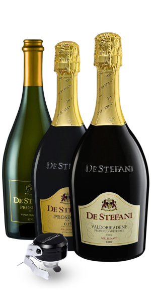 Prosecco De Stefani - sektový uzávěr ZDARMA