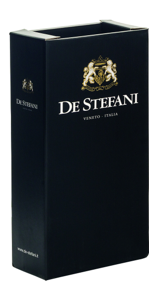 "De Stefani" papírový box na víno - 2 lahve