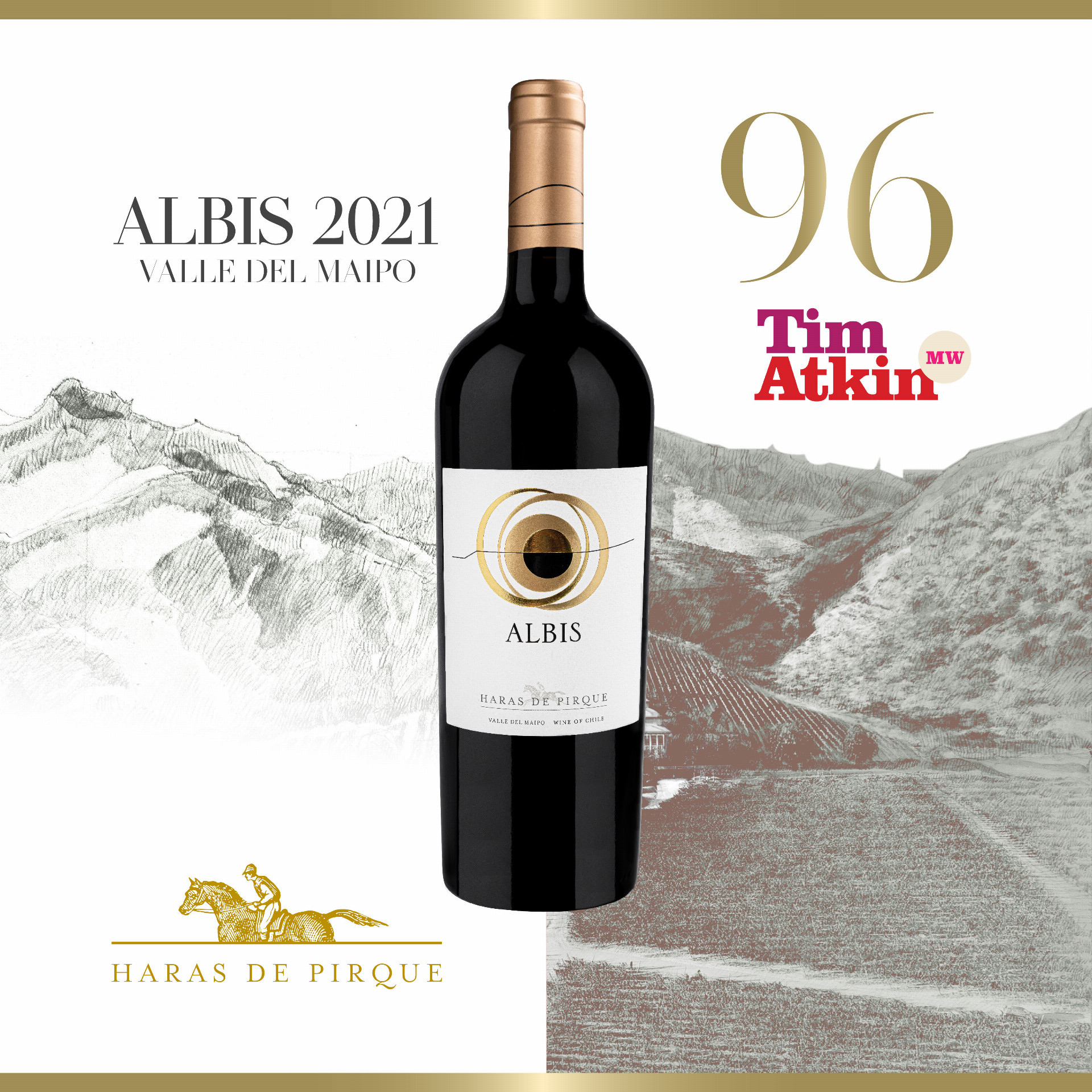 Hodnocení vín Haras de Pirque od Tim Atkin MW