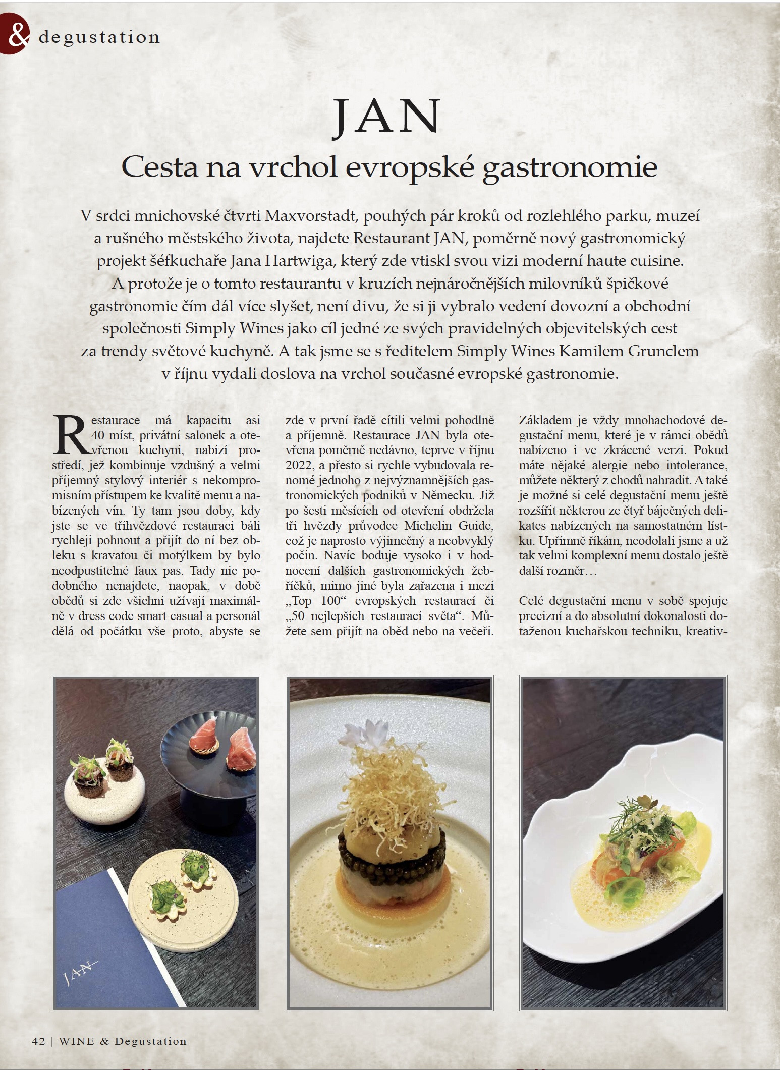 Napsali o nás.... Wine&Degustation 11/2025